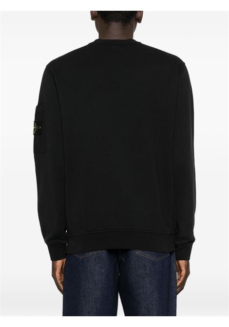 felpa 6100019 uomo nera STONE ISLAND | L1S15 6100019 S0410V0029